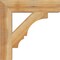 Ekena Millwork Balboa Block Rough Sawn Bracket, Western Red Cedar, 4"W x 20"D x 20"H BKT04X20X20BOA05RWR - alternate 2